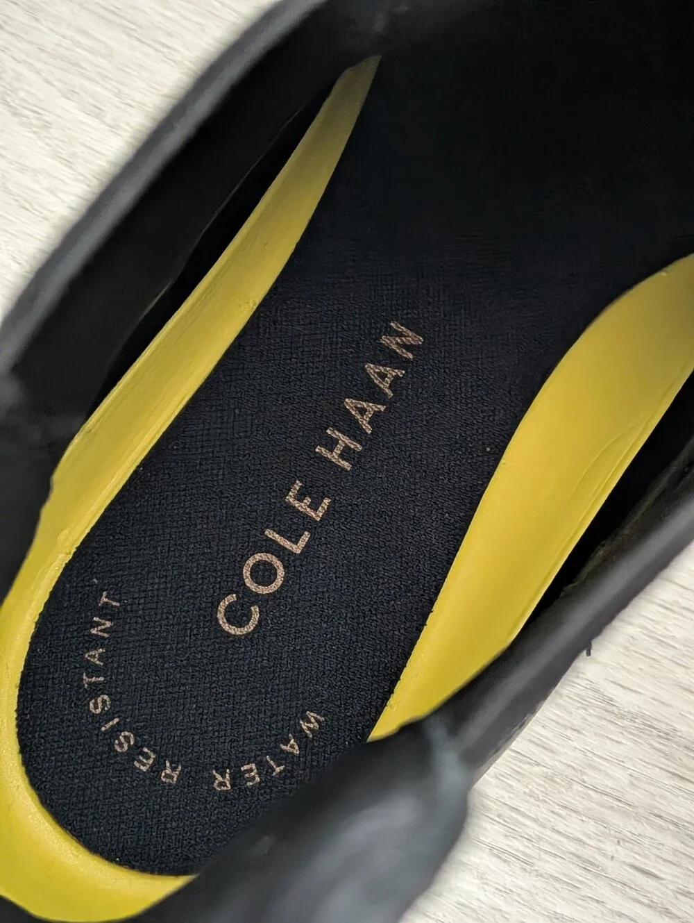 Cole Haan Men's Water Resistant Chelsea Boots Black Size 11